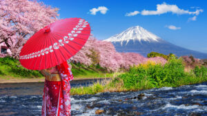 Priveliște asupra Muntelui Fuji parte din circuitul de grup Japonia iulie 2026 organizat de Terra Incognita