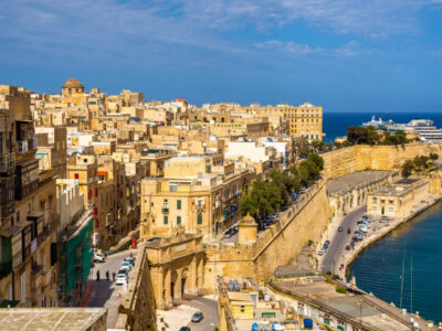 View of the historic centre of Valletta - Malta