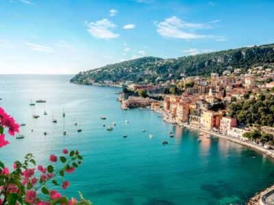 Villefranche sur Mer between Nice and Monaco on the French Riviera, Cote d Azur, France