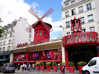 PARIS, FRANCE - JUNE 6, 2022: Moulin Rouge in Paris, France