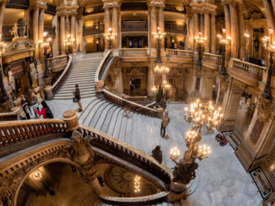 PARIS, FRANCE - MAY 3, 2016: the Paris Opera is the primary opera company of France. It was founded in 1669 by Louis XIV.